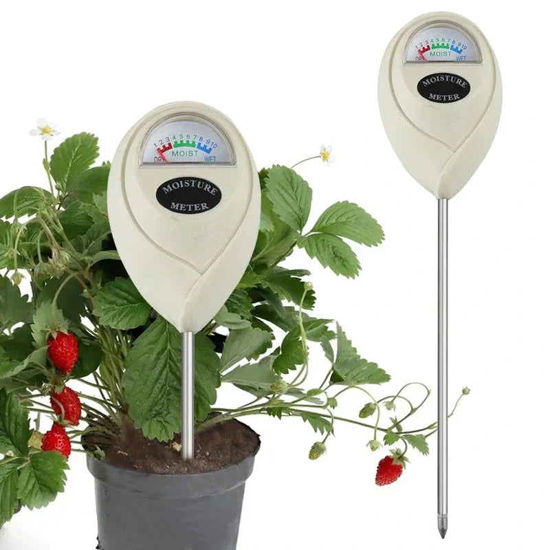Medidor de humedad del suelo para plantas | Visualización instantánea escala 1–10 | Sin batería | Soilcheck