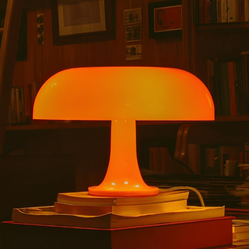 Stolní lampa ve tvaru houby | Stmívatelná, tři barvy světla | Teplý retro design | SoftCap