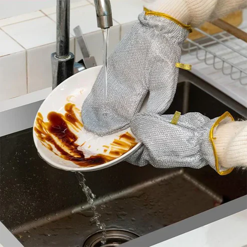 CleanWash™ – Praktische Geschirrspülhandschuhe für Müheloses Reinigen