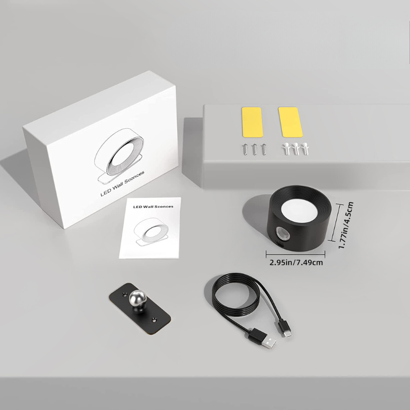 Berøringsstyret LED-lampe | Touch-betjening | Selvklæbende montering | MoodLite