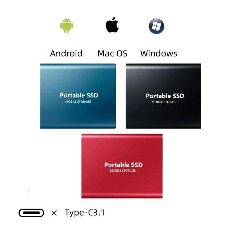 Externe SSD Mit 128GB | Schnelle Datensicherung | USB C Verbindung | DataPulse