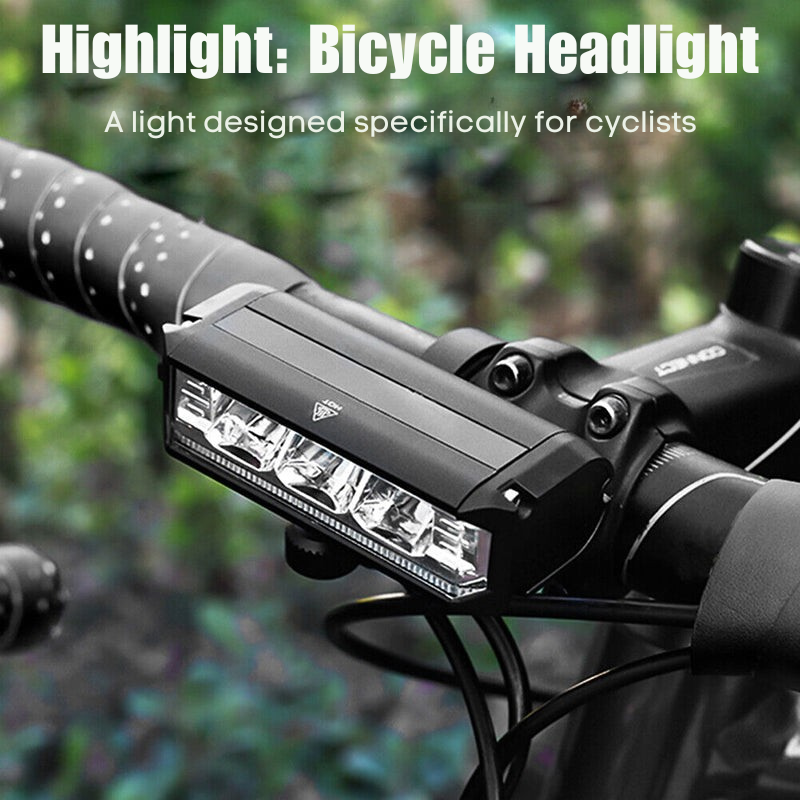 Fahrradbeleuchtung | 180-Grad-Abstrahlwinkel | Batterieanzeige | NightBeam