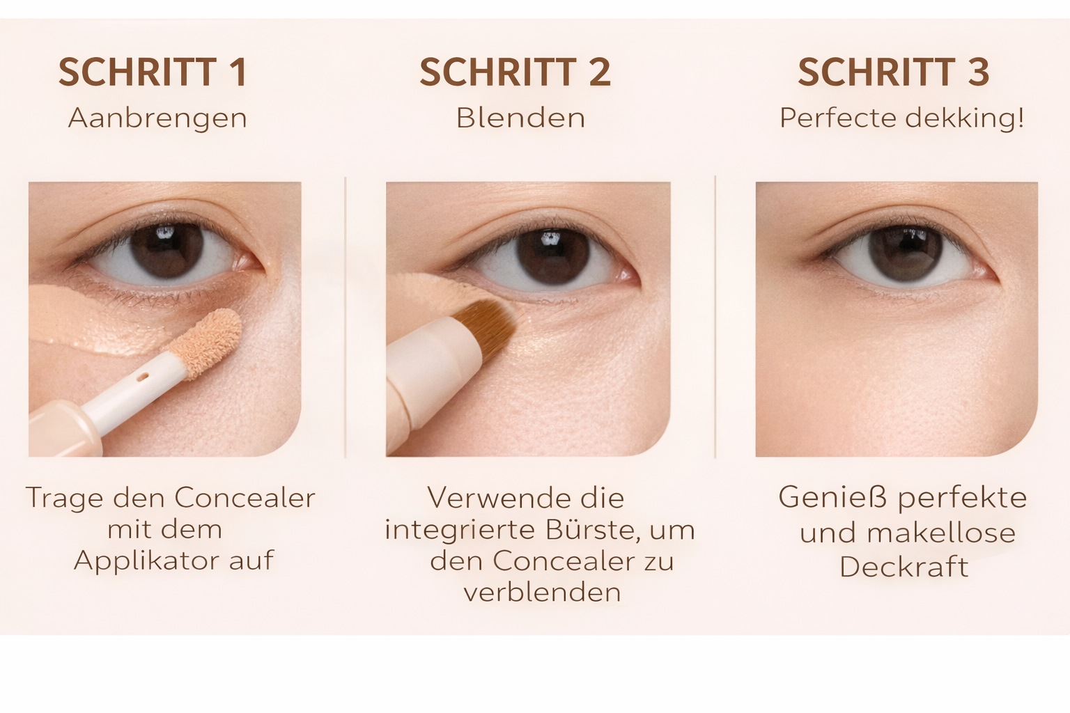 Foundation-Stick | Faltenglättende 2-in-1-Abdeckung | Farbangepasster | PerfectBlend