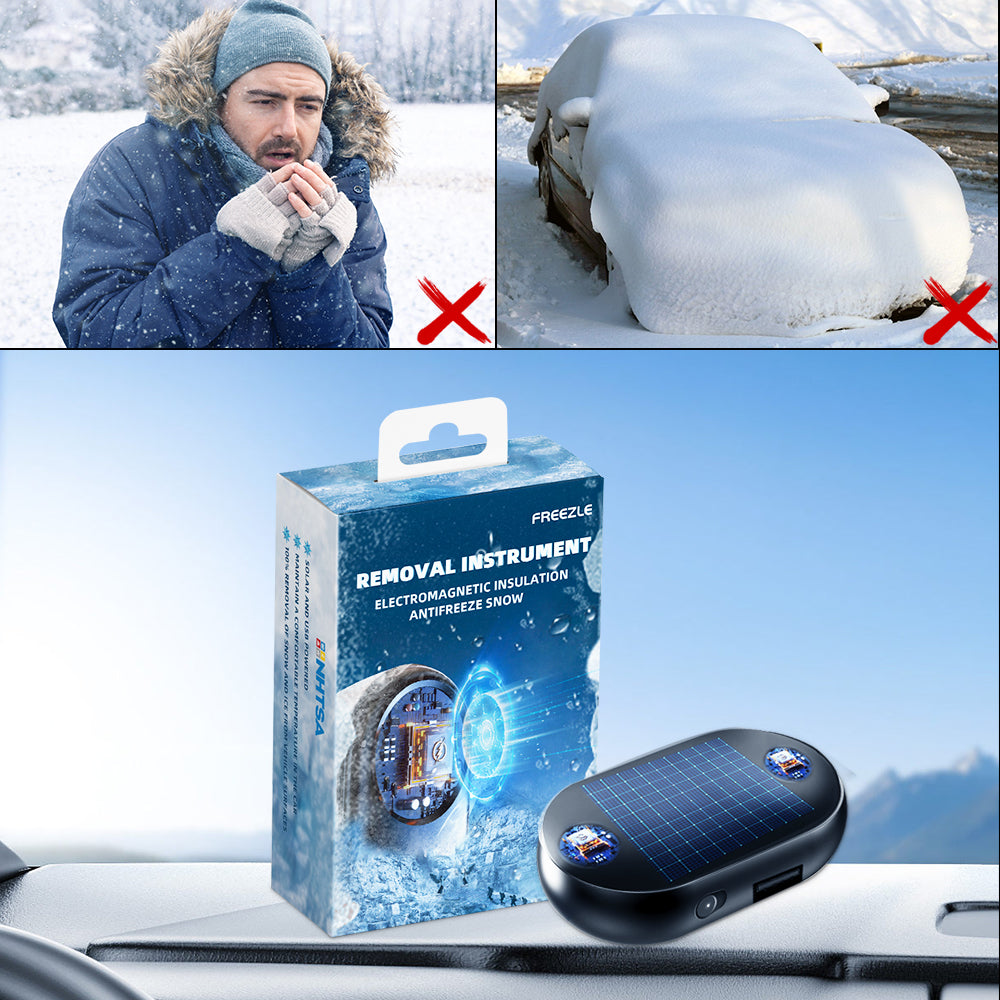Frostschutz Auto | Solar Enteisungsgerät | Kratzfrei automatisch | FrostGuard