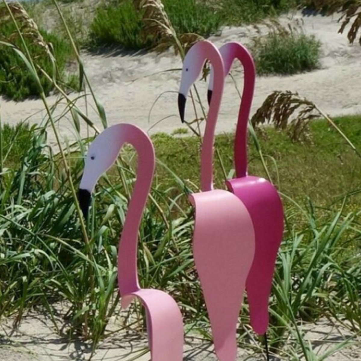 Garten Decor Flamingolo Aluminium | Windanzeiger & Dekoration | Handgefertigt | PinkDrift