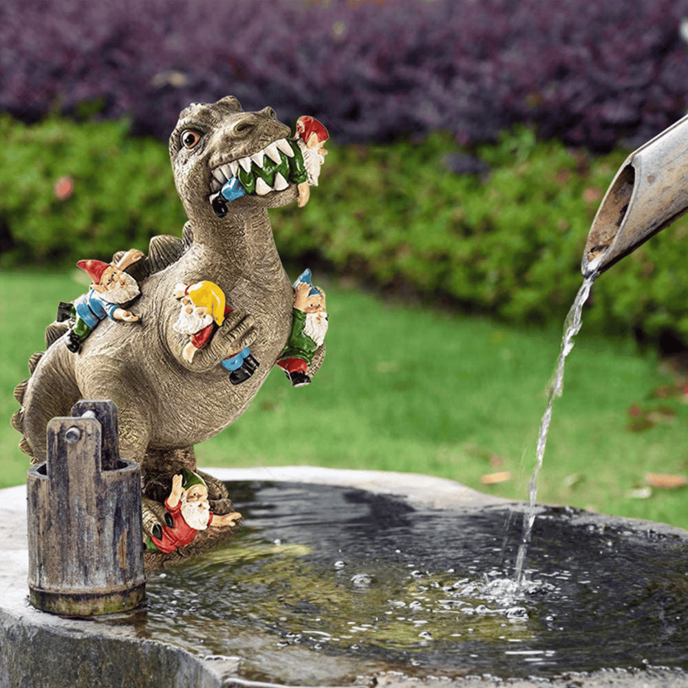 Gartendeko | Dinosaurier Figur Kunstharz | Wetterfest | RexTerra
