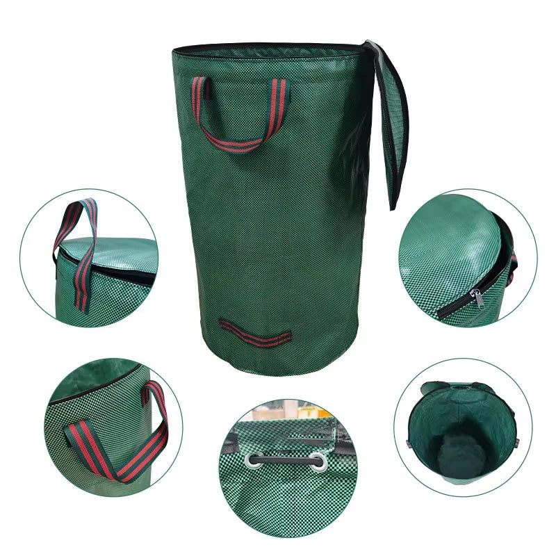Gartensack | Wiederverwendbar und Faltbar | Fassungsvermögen 120–500 | GartenSammel
