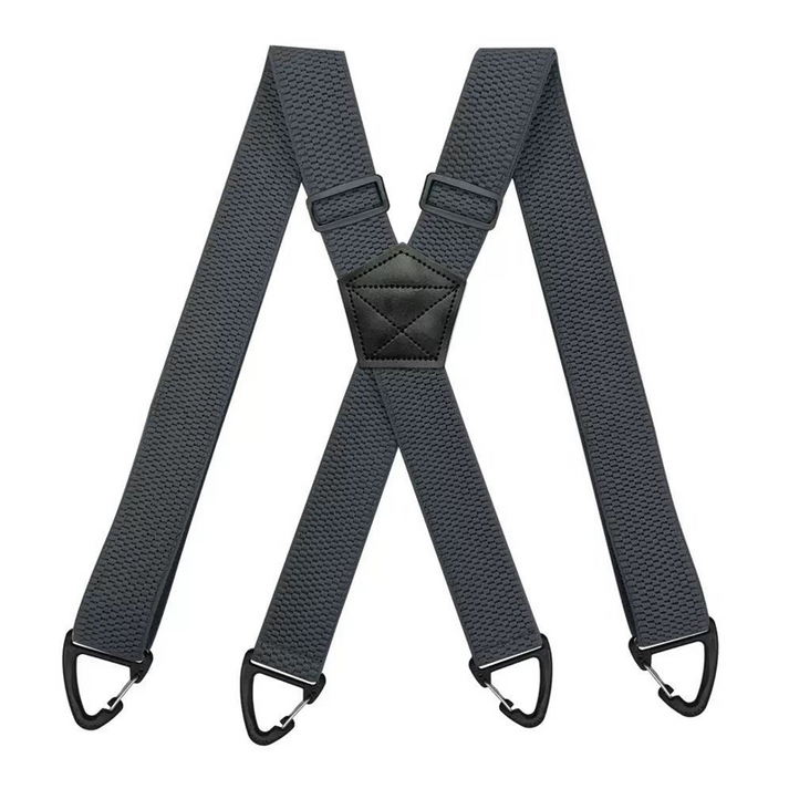 Herren Hosenträger mit X-Förmigem | Rücken & Hakenclips | 3,8 cm Breite Elastikbänder | StrapWorks