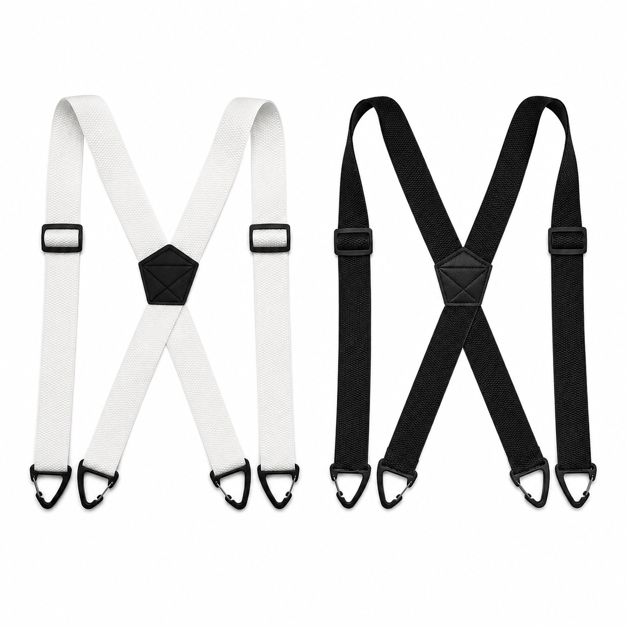 Herren Hosenträger mit X-Förmigem | Rücken & Hakenclips | 3,8 cm Breite Elastikbänder | StrapWorks