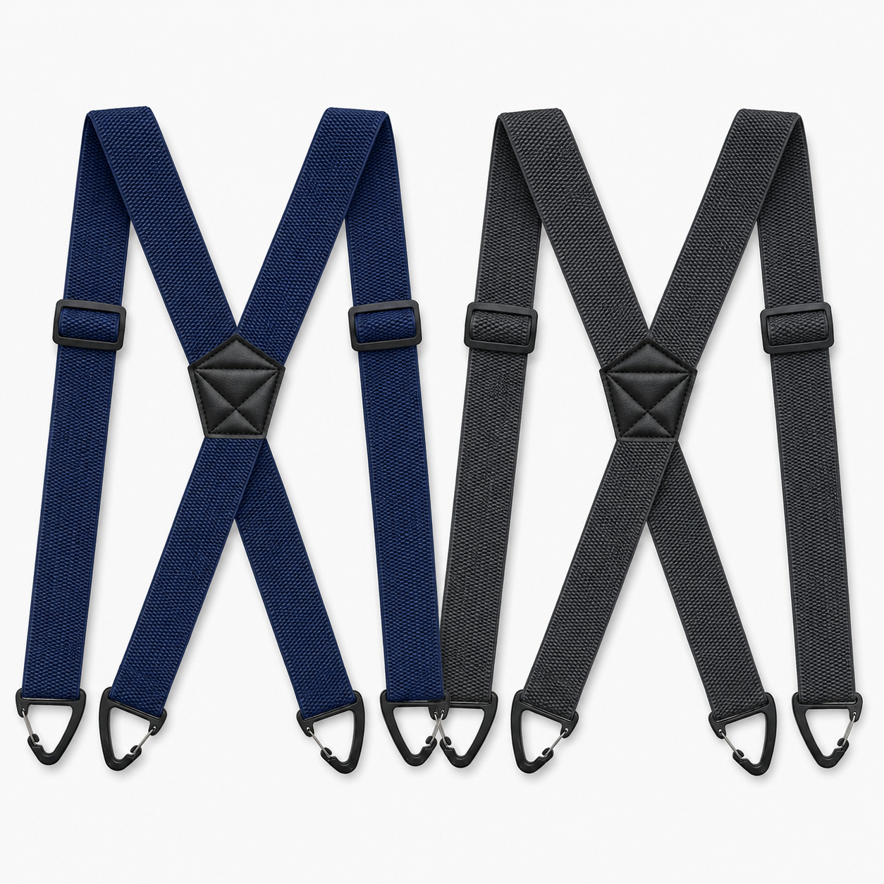 Herren Hosenträger mit X-Förmigem | Rücken & Hakenclips | 3,8 cm Breite Elastikbänder | StrapWorks