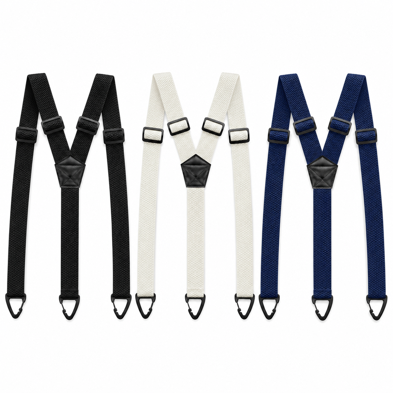 Herren Hosenträger mit X-Förmigem | Rücken & Hakenclips | 3,8 cm Breite Elastikbänder | StrapWorks