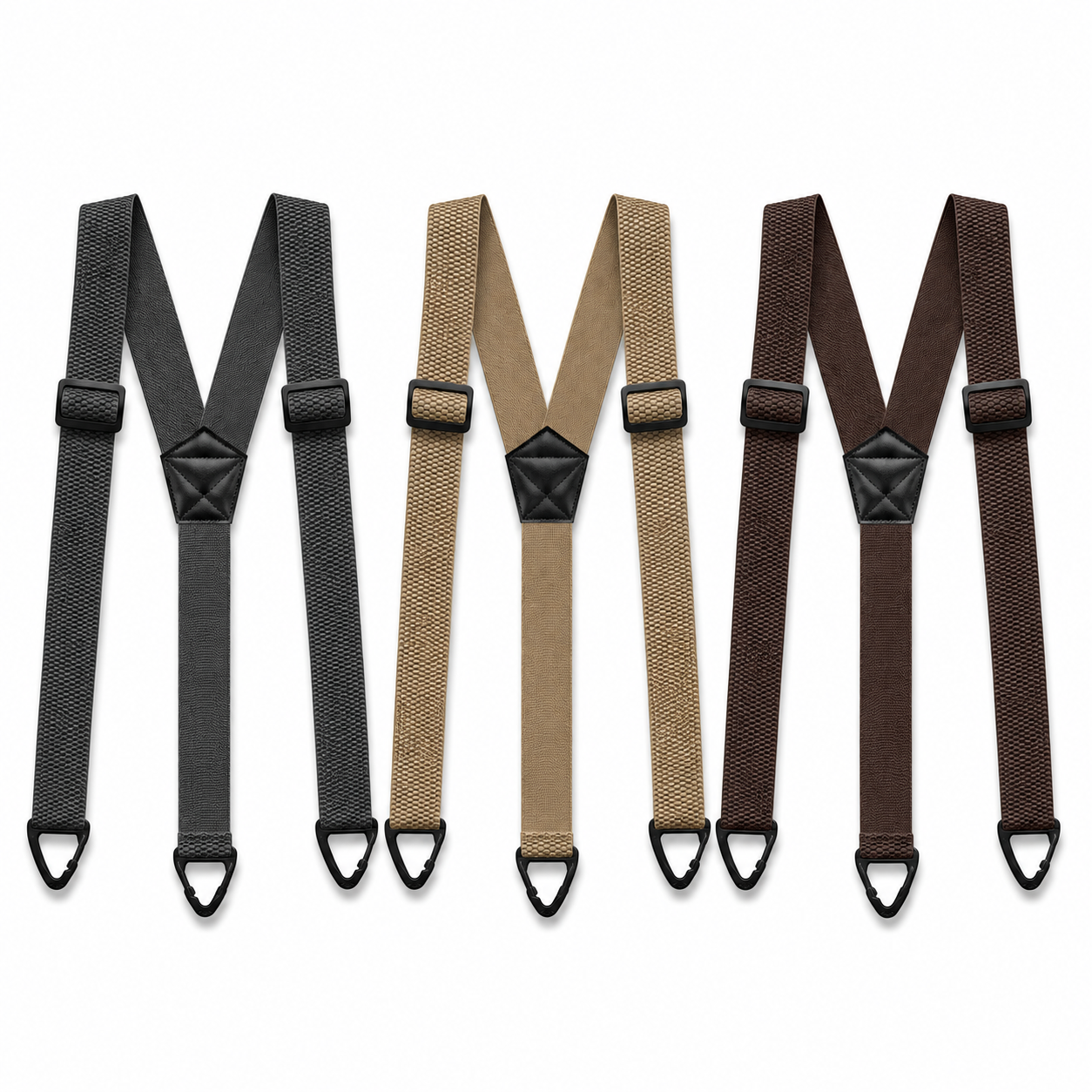 Herren Hosenträger mit X-Förmigem | Rücken & Hakenclips | 3,8 cm Breite Elastikbänder | StrapWorks