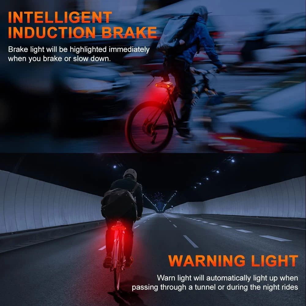Intelligenter Rücklichtalarm | Diebstahlschutz | Kabellose Fernbedienung | Velowacht
