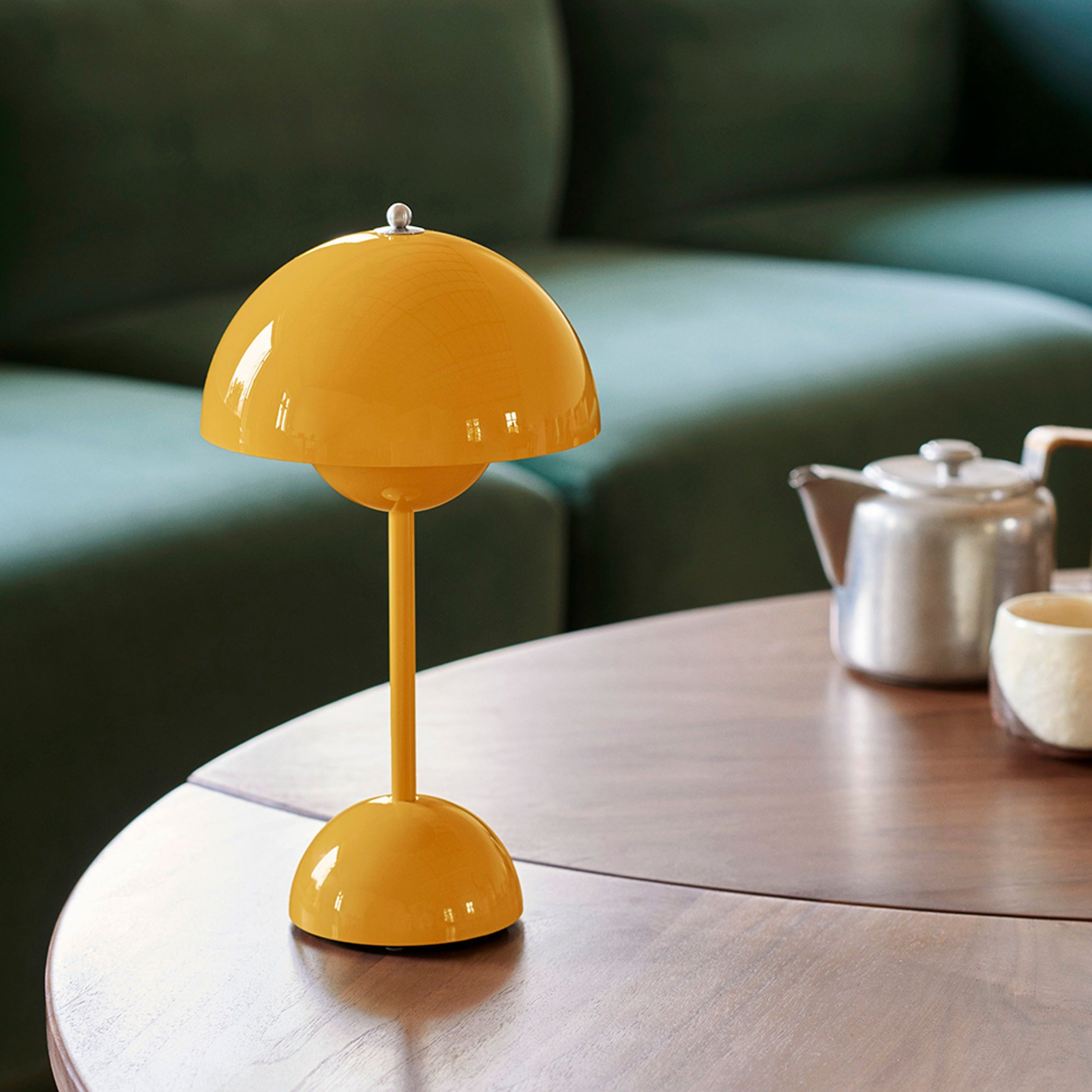 Lampada da tavolo LED senza fili | Design retrò a forma di fungo | Dimmerabile con comandi touch | LumaShade