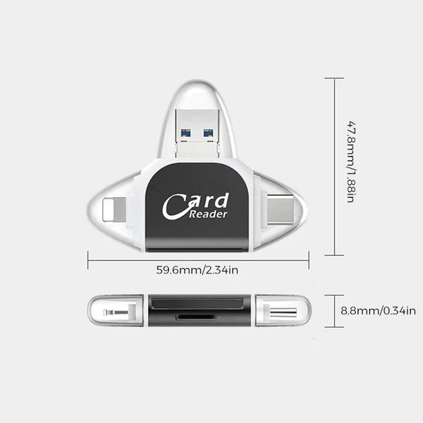 Kartenleser | Schnelle Datenübertragung | Multi Anschluss System | SmartCard