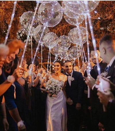 LED Ballons | Wiederverwendbare Partydekoration | Sanftes Leuchten per Knopfdruck | GlowLoom
