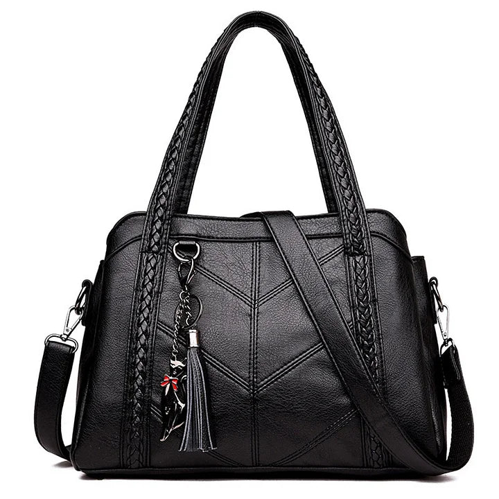 Lederhandtasche | Damen Handtasche | Geräumig und organisiert | Freja