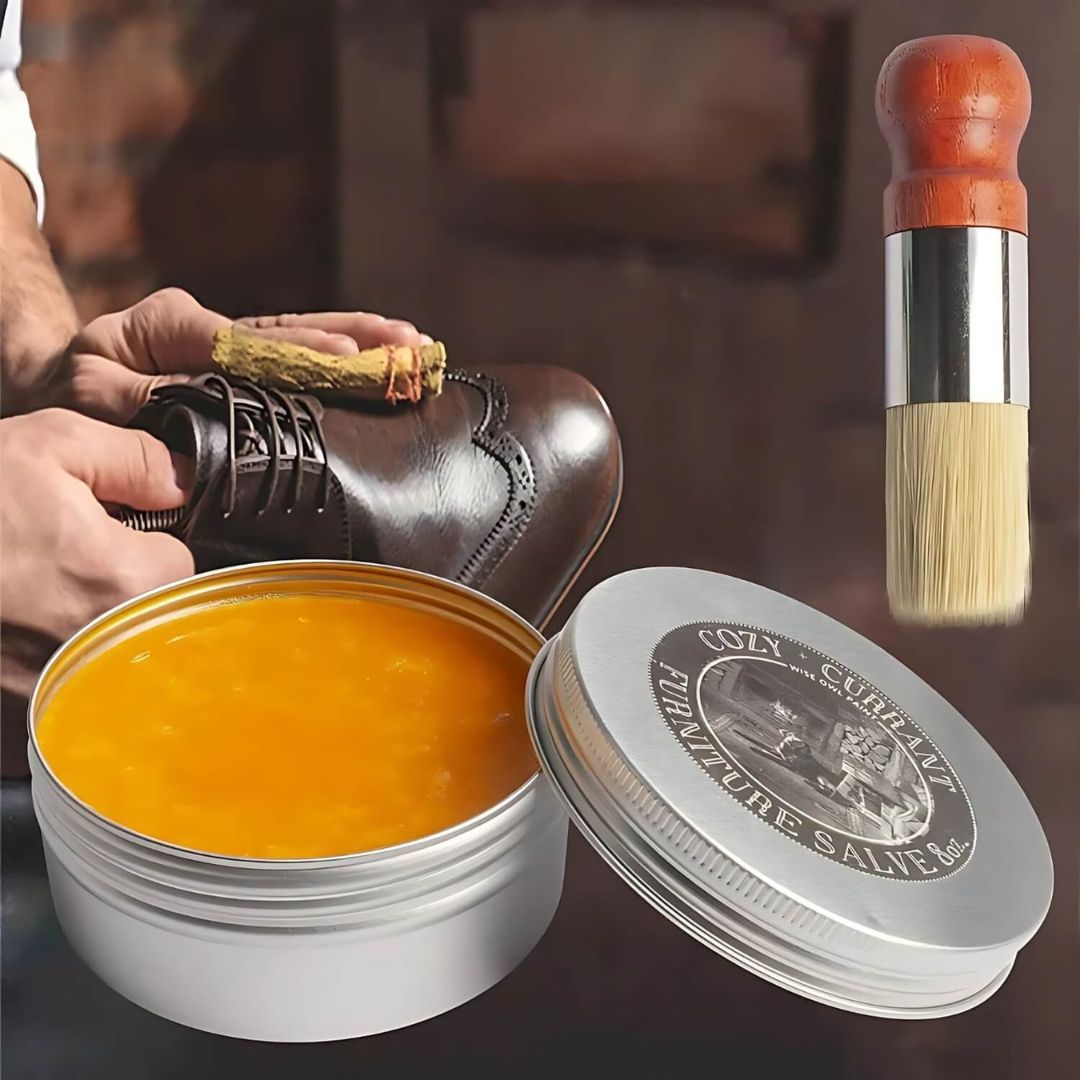 Cuidado del cuero para sofá | Renueva el brillo y protege contra grietas | Incoloro para todo tipo de cueros | LeatherLuxe