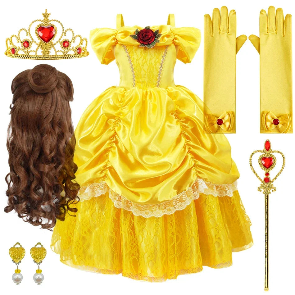 Luna Prinzessinnenkleid für Kinder | Elegantes Cosplay-Outfit | Komplettes Set | RoyalPlay