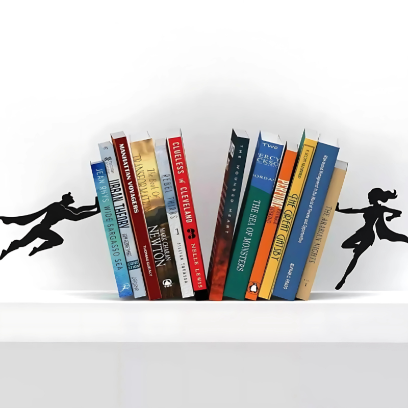 Magnetischer Superhelden-Buchstützen | Hält mehrere Bücher aufrecht | Schwebe-Effekt als Deko | FloatRead