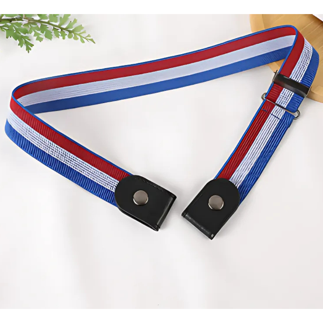 2-pásový opasok bez pracky | Elastický 40-105 cm | Plochý a bez tlaku | SlimBand