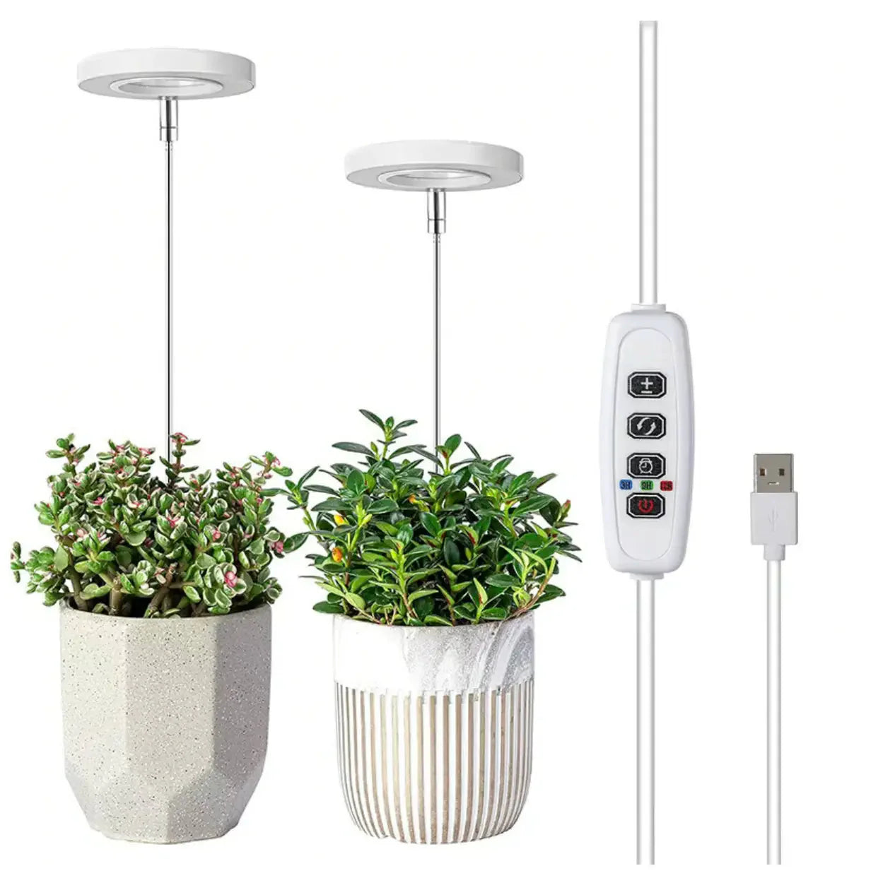 Pflanzenlampe | Vollspektrum Wachstum Licht | Timer und Dimmfunktion | PlantGlow
