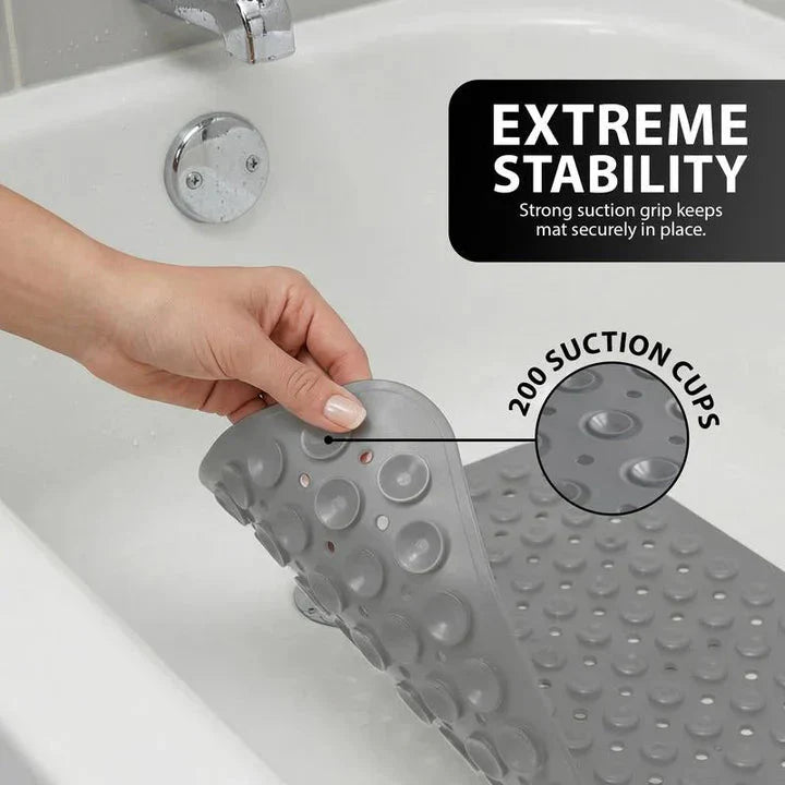 Rutschfeste Duschmatte | Strukturierte Oberfläche | Schnelle Wasserableitung | SafeStep