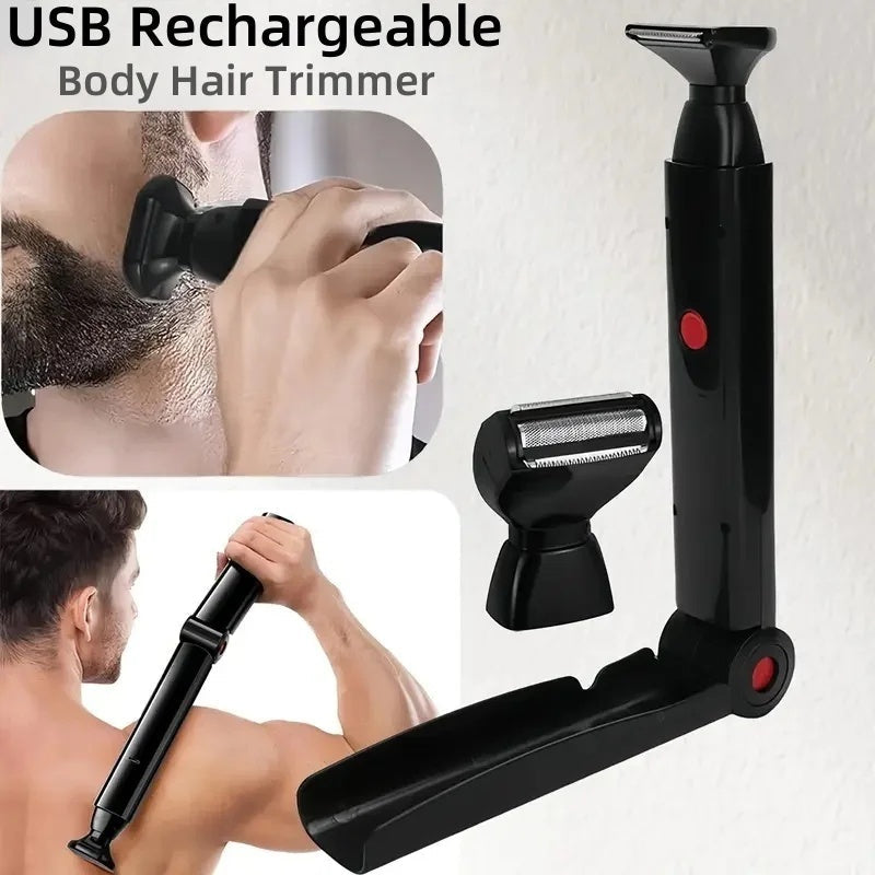 Afeitadora corporal | Para espalda, hombros y cuerpo | compacta y plegable | BackEase