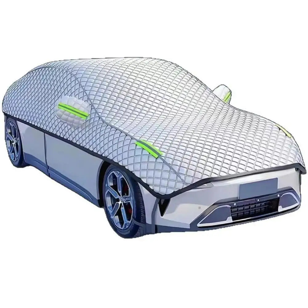 Autoplachta | Krycí plachta na poloviční garáž | Vodoodpudivá, odolná proti UV záření a povětrnostním vlivům | CoverPro