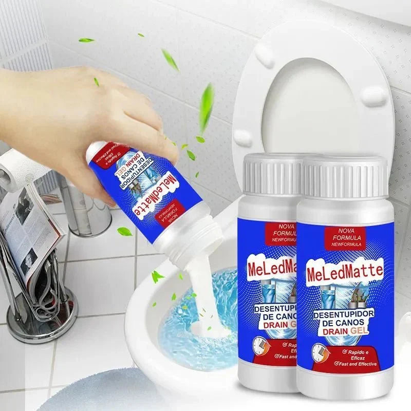 Déboucheur pour canalisations | Dissout la graisse, les cheveux et les résidus organiques | Pour la cuisine, la salle de bains et les WC | ClearFlow