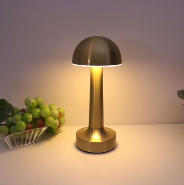 Lampada da tavolo | Design a fungo con 3 colori della luce | Comando touch | AuraMush