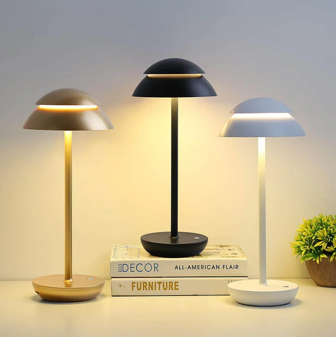 Bordlampe | Svampedesign | Dæmpes via touch | LumaShroom