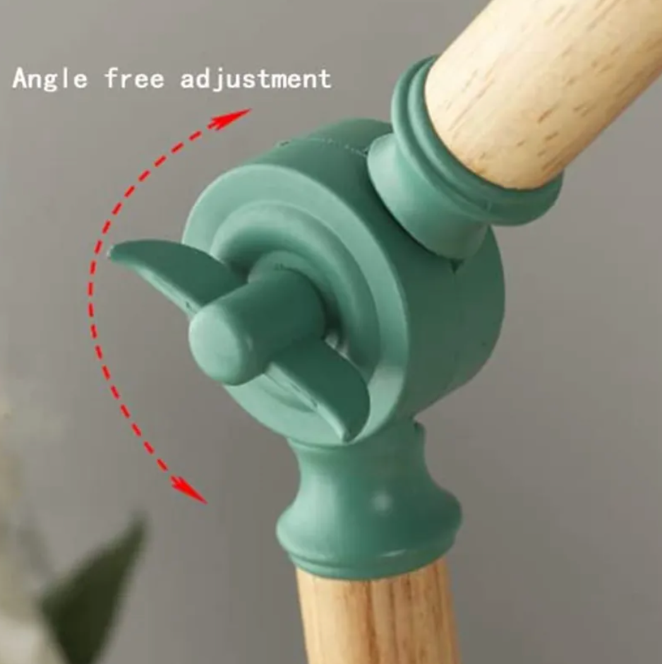 Lampada da tavolo per bambini | Design scandinavo con base in legno | Regolabile in altezza e pieghevole | StudyGlow