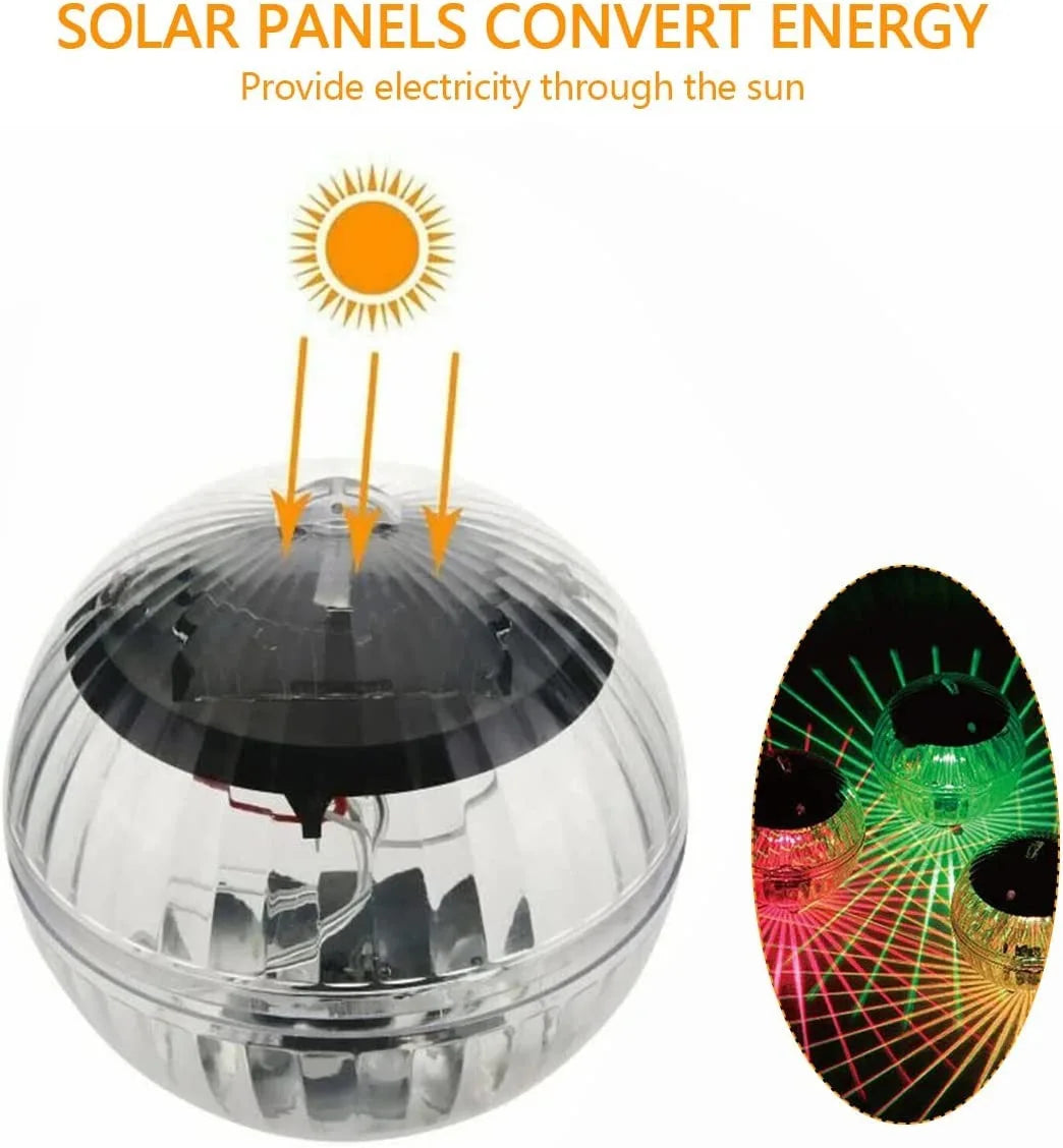 Luce da piscina solare | 7 colori | Automatica | Aquaglow