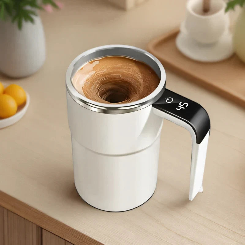 Selbstrührende Tasse | mit Temperaturanzeige | Rührt Automatisch | WhirlCup