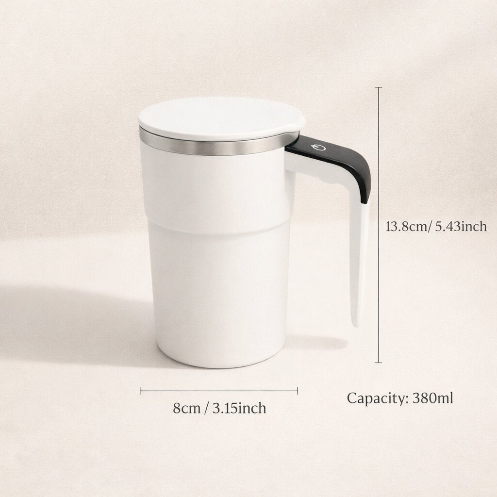 Selbstrührende Tasse | mit Temperaturanzeige | Rührt Automatisch | WhirlCup