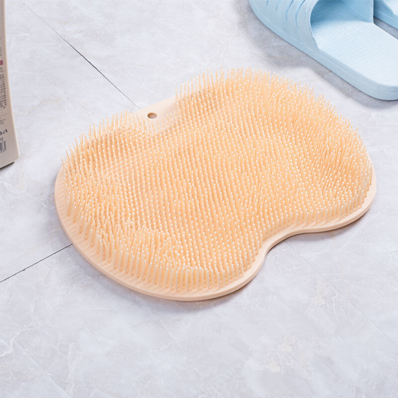 Massageskrubber | Skridsikker med sugekop | 30x25 cm til bruser og badekar | Glidefoam