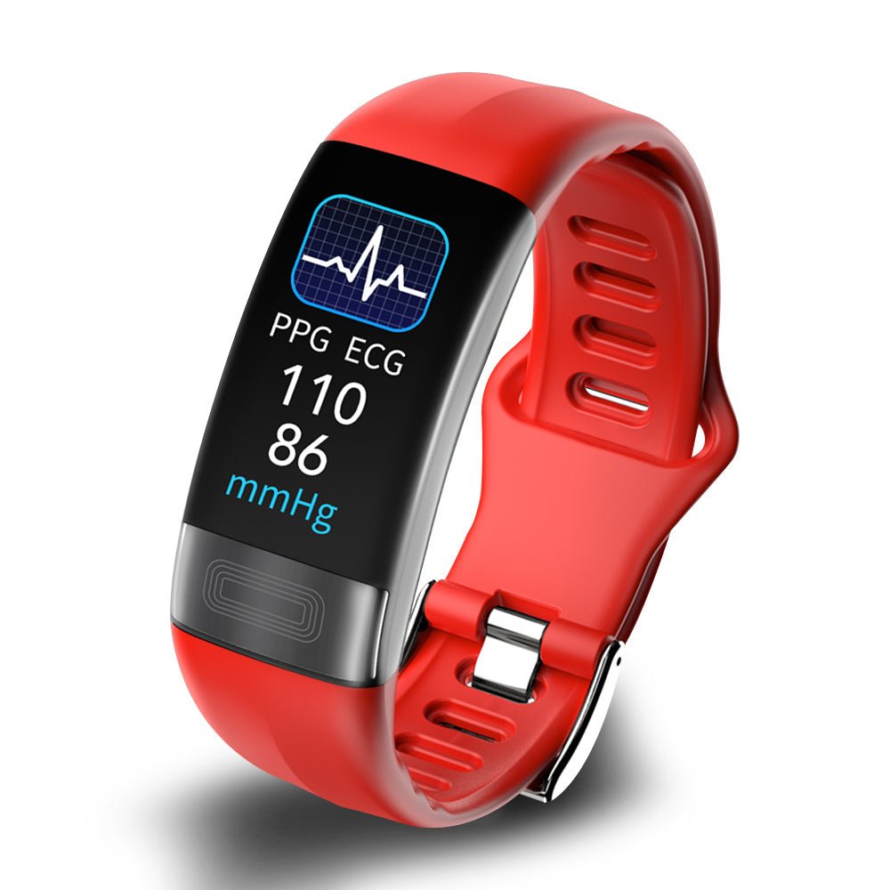 Smartwatch EKG & Blutdruck PPG | Schlafüberwachung | Bluetooth iOS & Android | Vitalband