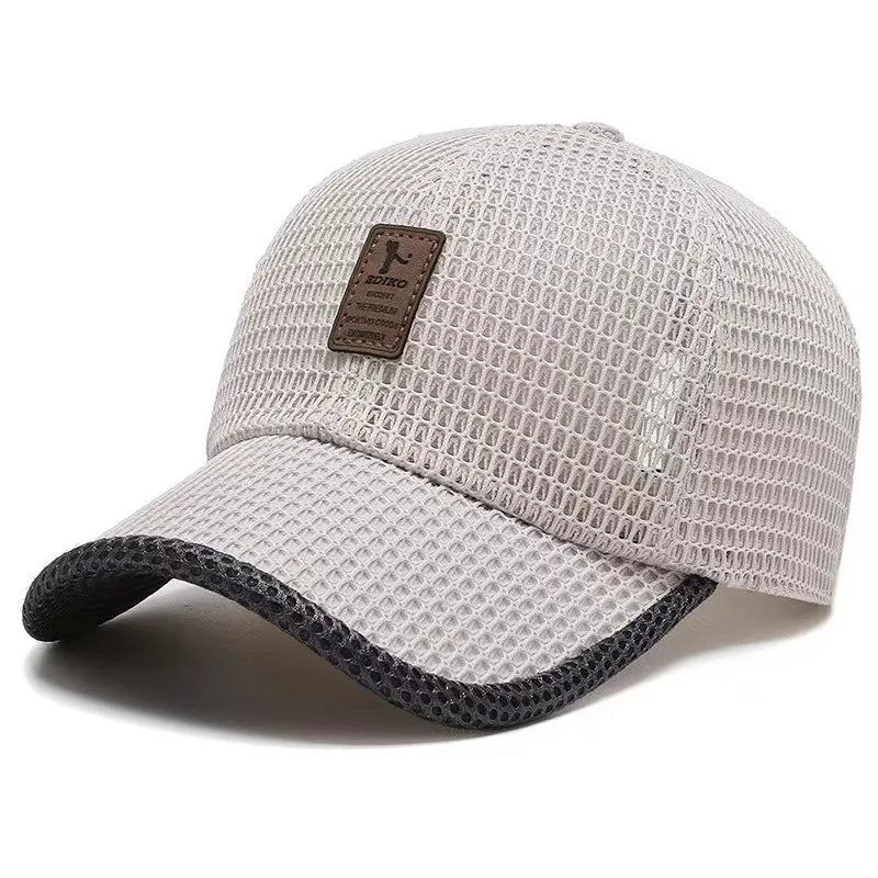 Sommerkappe Mesh Atmungsaktiv | Snapback Verstellbar | Outdoor Baseball Cap | Airpeak