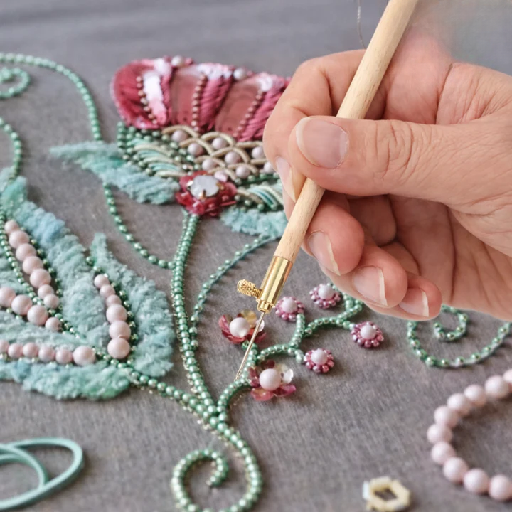 Sticknadel-Set | für Tamburierstickerei | 3 Nadelgrößen | StitchPro