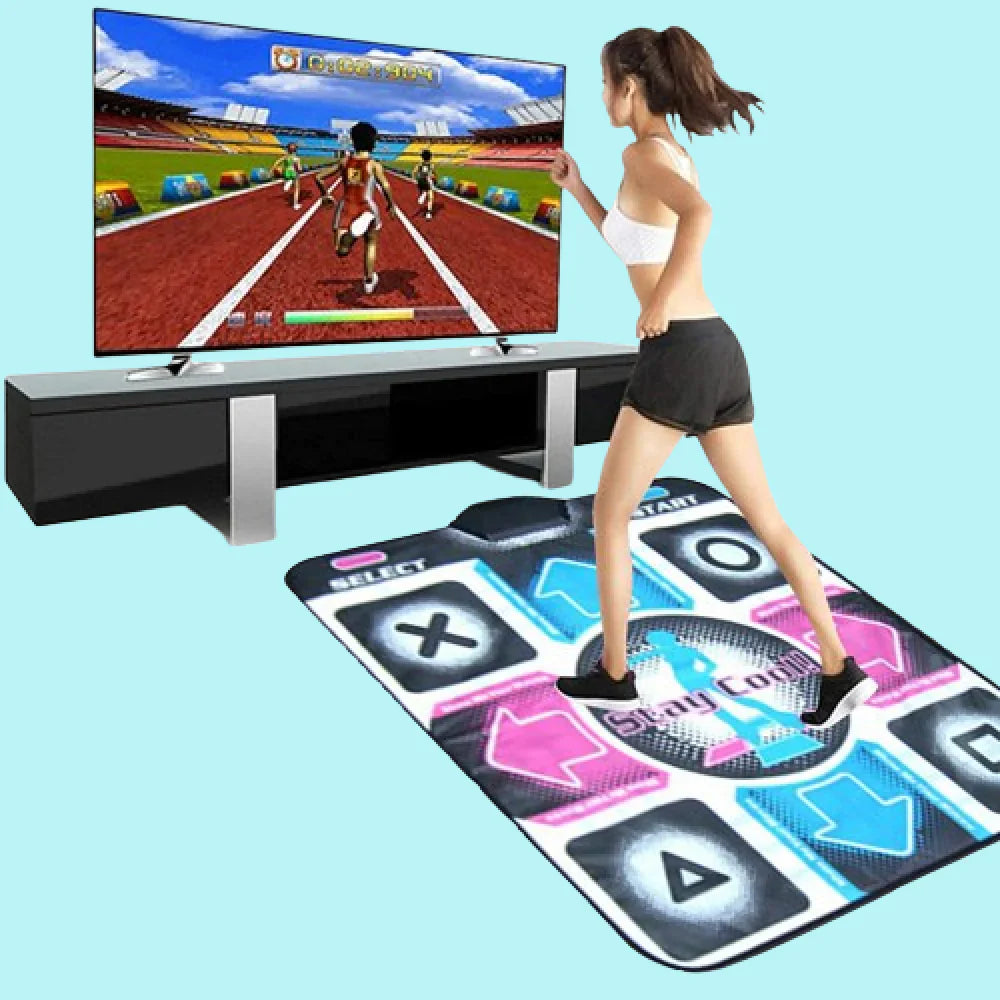 Tanzmatte | Mehr Bewegung zuhause | Bluetooth, rutschfest, Spielmodi | MovePulse