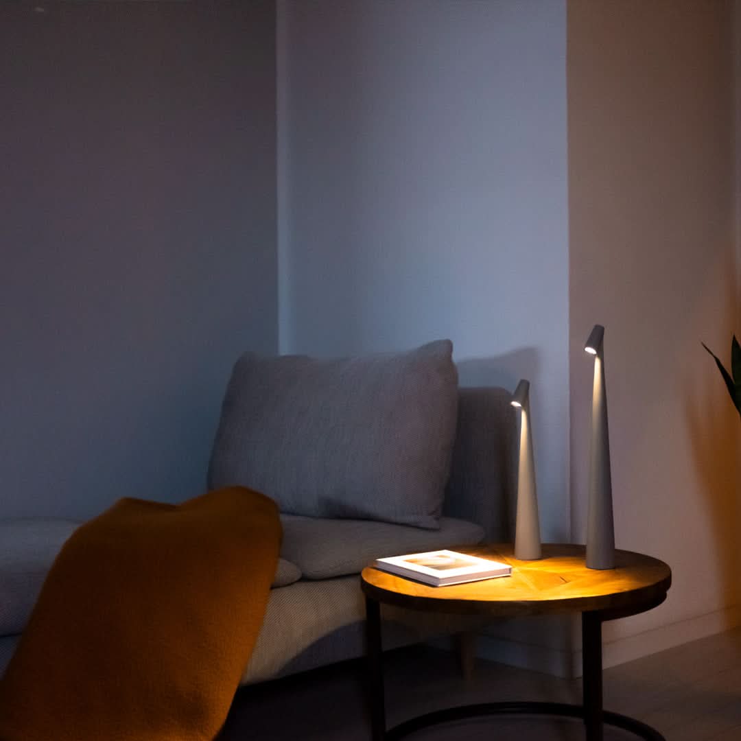 Tischlampe | Kabellose Designer LED | 3-Stufen Touch-Dimmung | Sydney