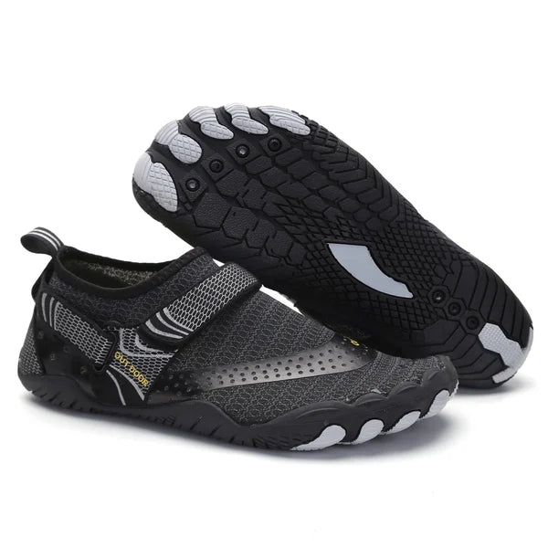Wasserschuhe | Rutschfeste Profilsohle | Leichte orthopädische Stütze | BareCurrent