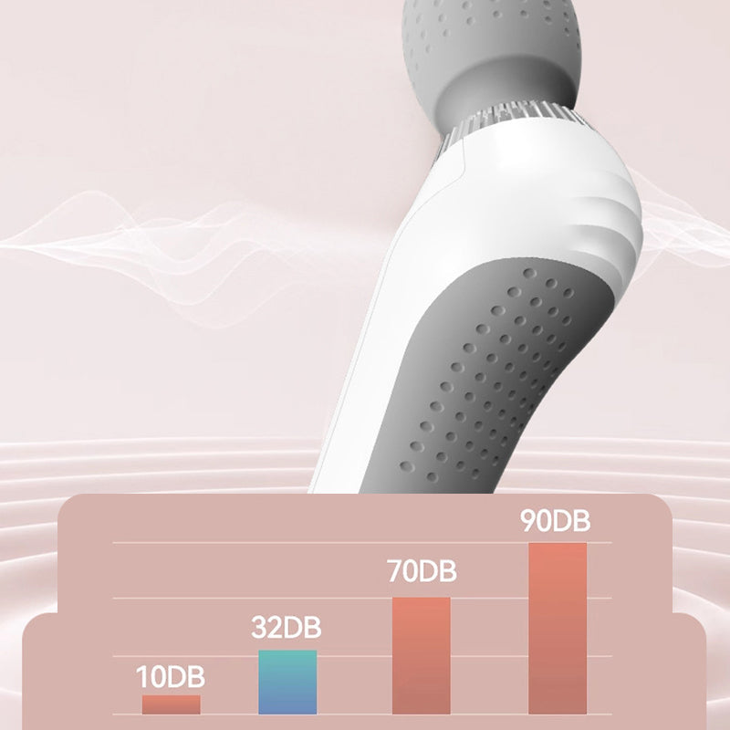 Bærbar elektrisk massageapparat | 5 intensiteter | Trådløs, USB-genopladelig | RelaxPulse