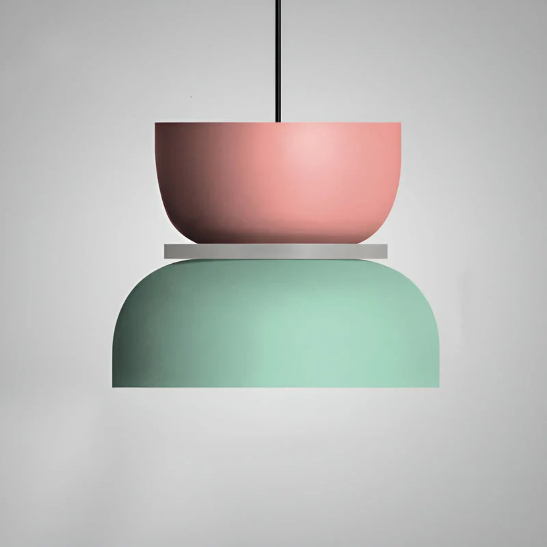 LED-pendellampe | Macaron-look | Varmt lys | Macaroon