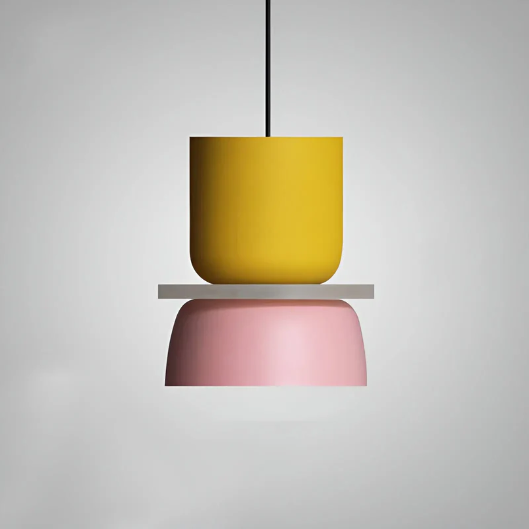 LED-pendellampe | Macaron-look | Varmt lys | Macaroon