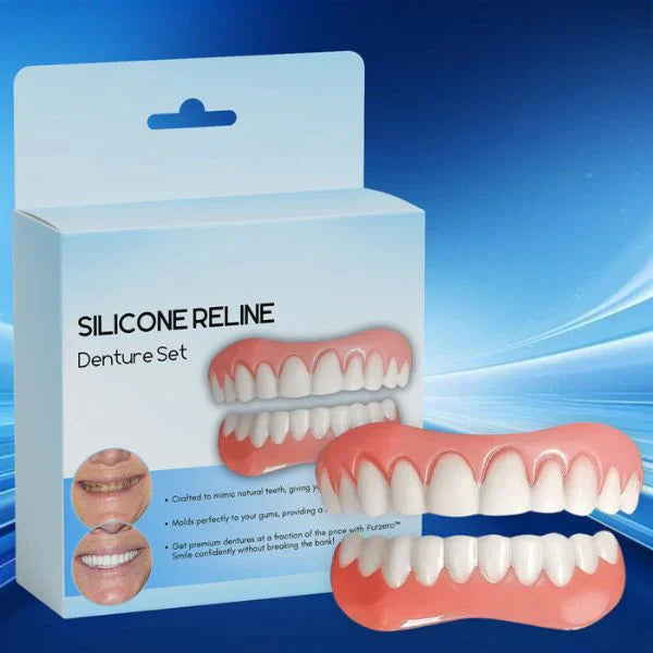 Kit per ribasatura di protesi dentarie in silicone | Vestibilità immediata | Silicone medico atossico | VeriDent