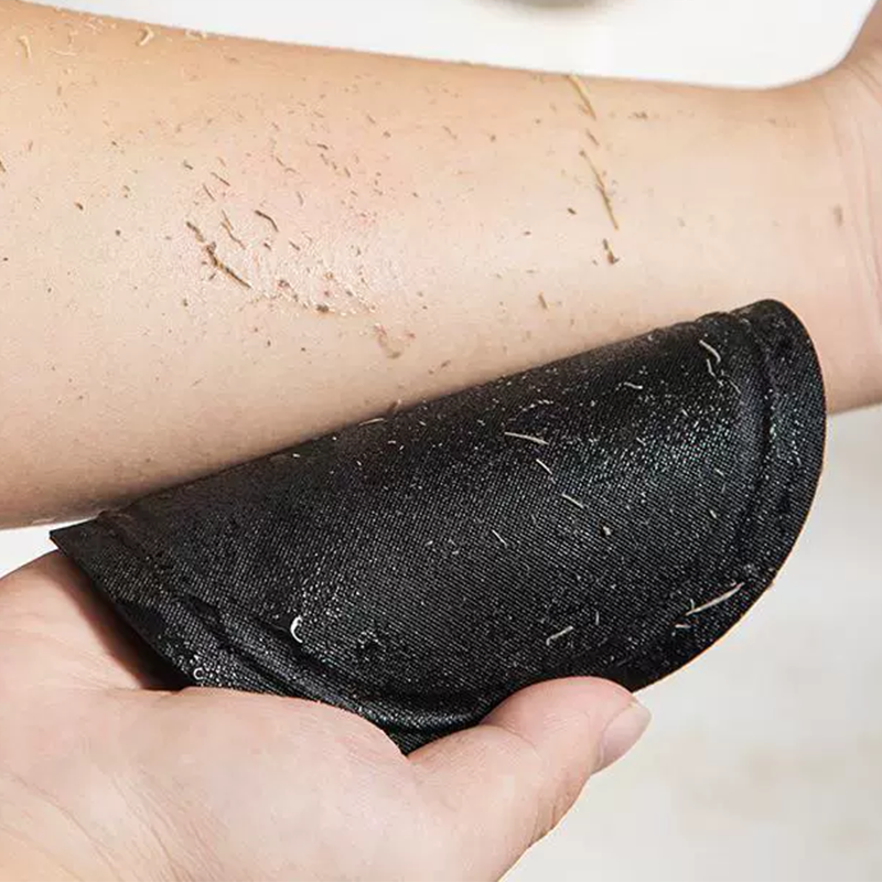 Gąbka do peelingu ciała pod prysznic | z paskiem do trzymania | 3 tekstury dla gładkiej skóry | SilkGlow