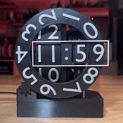 3D háromtengelyes falióra | Modern dizájn | Minimalista stílusú darab | Angletime