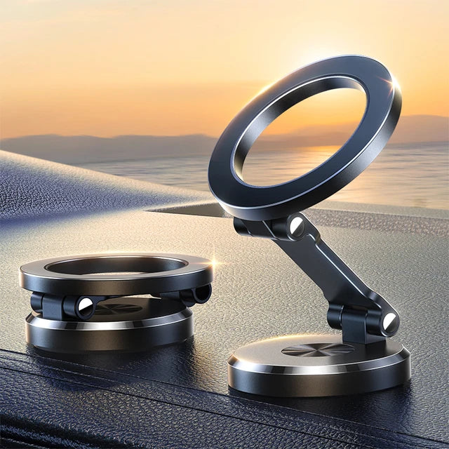 Supporto per cellulare da auto | supporto magnetico per auto con rotazione a 360° | fissaggio con un clic | DriveDock